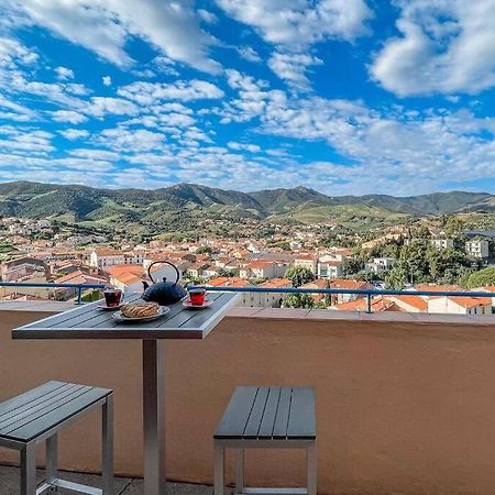 Attique A Banyuls - Vue Mer Et Montagne Exterior foto